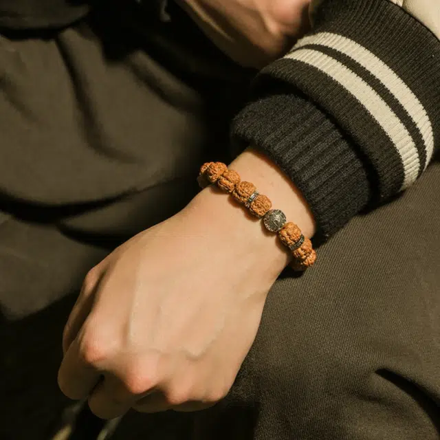 唐述 聚财纳福 八方来财新中式国潮国风 招财转运经典百搭霸气好运 金刚菩提 手串 男款