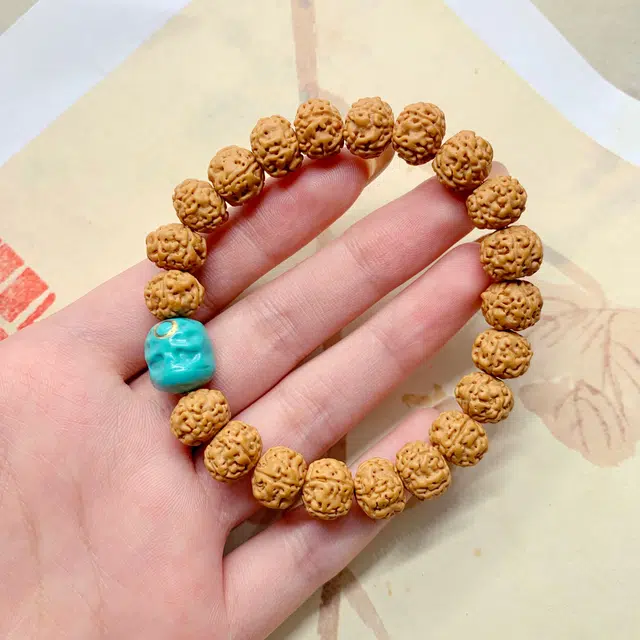 唐述 【一帆风顺】新中式国潮复古招财文玩日常百搭福气满满招财转运好运 金刚菩提 手串 男女同款情侣款