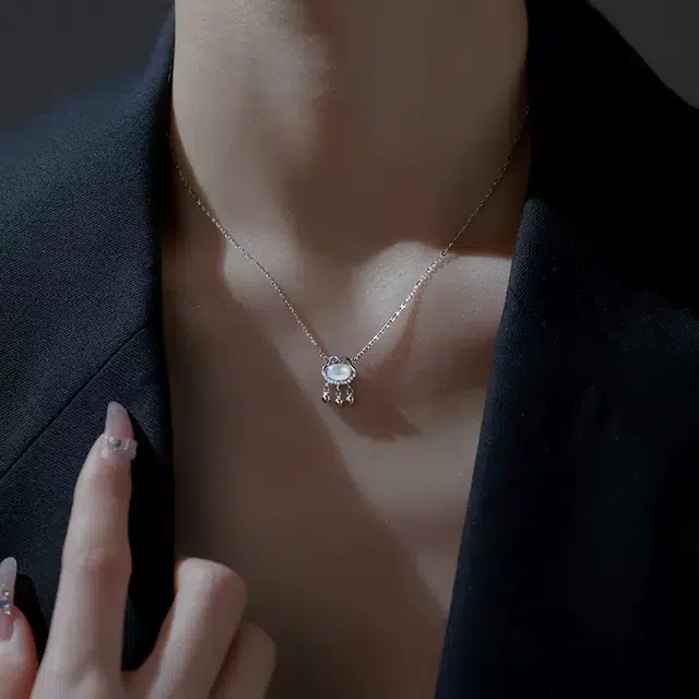 唐述 平安锁平安喜乐招财纳福#好运 菩提子/菩提籽 项链 女款