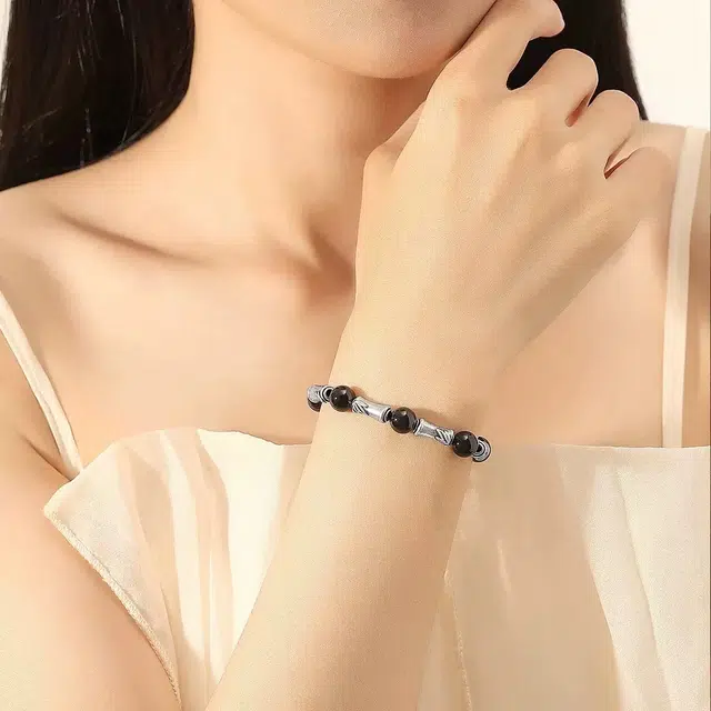 唐述 节节高升奢高级日常招财纳福转运好运幸运竹节简约百搭 菩提根 手串 男女同款情侣款