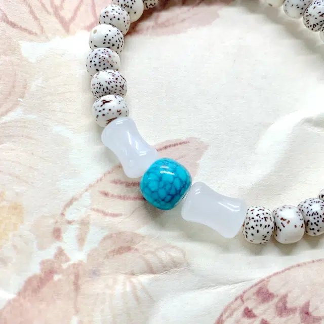 唐述 多宝多福新中式国潮复古转运纳福绕指柔文玩盘串 星月菩提 小众百搭单圈佛珠念珠财源滚滚平安喜乐好运 男女同款情侣款