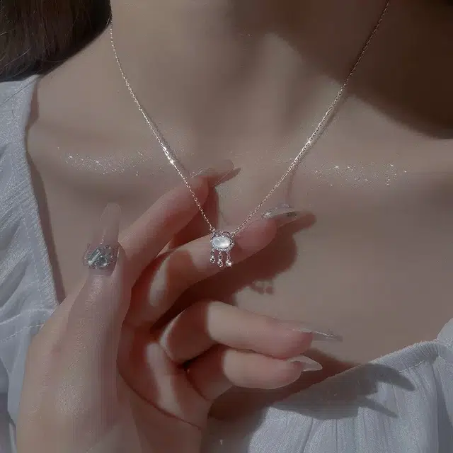唐述 平安锁平安喜乐招财纳福#好运 菩提子/菩提籽 项链 女款