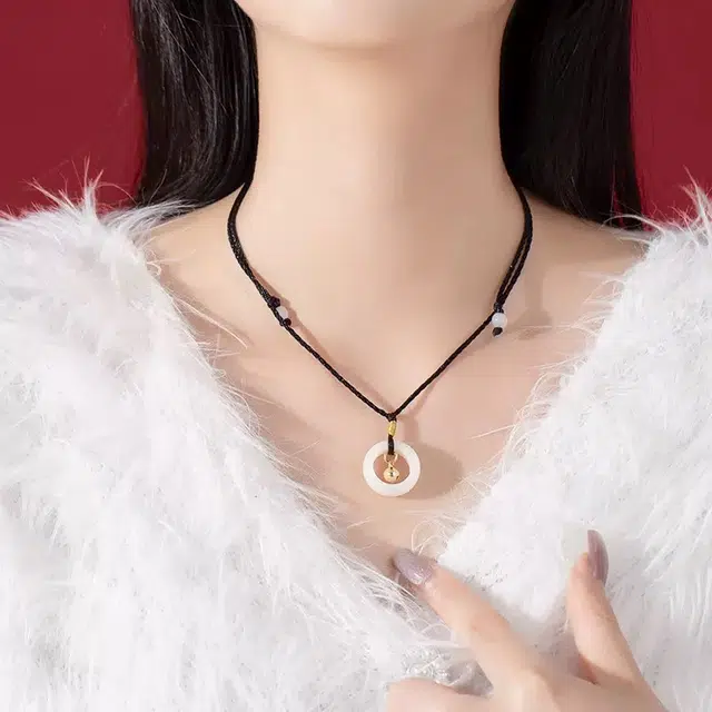 唐述 铃铛平安顺遂新中式国潮素雅小众高级感招财纳福吉祥#好运 菩提子/菩提籽 项链 女款