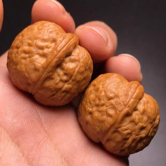 唐述 礼赠新中式国风 转运招财好运【精品 元宝铁 】招财金蟾精准配对元宝招财蛤蟆头 桃核 把件 男女同款情侣款