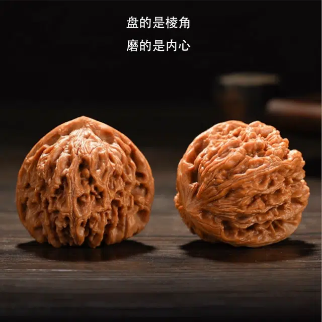 唐述 【高品质】财源滚滚小众石狮子头新中式复古老树全品无修手工打底盘玩 好运转运 文玩核桃 把件 男女同款情侣款