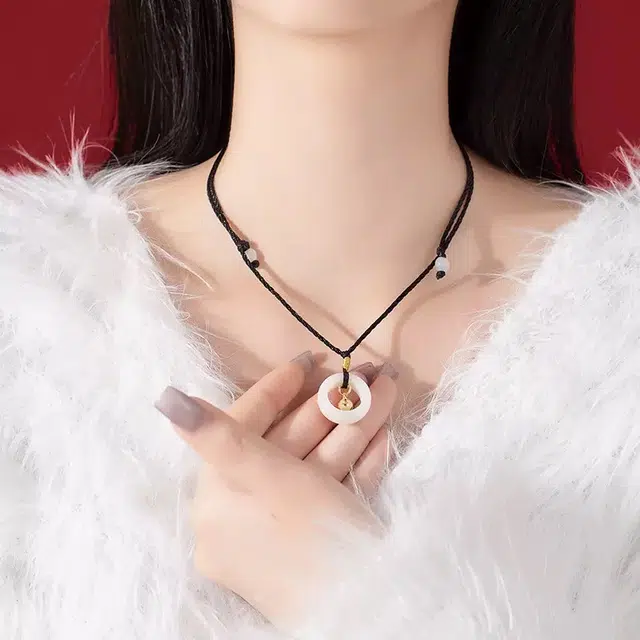 唐述 铃铛平安顺遂新中式国潮素雅小众高级感招财纳福吉祥#好运 菩提子/菩提籽 项链 女款