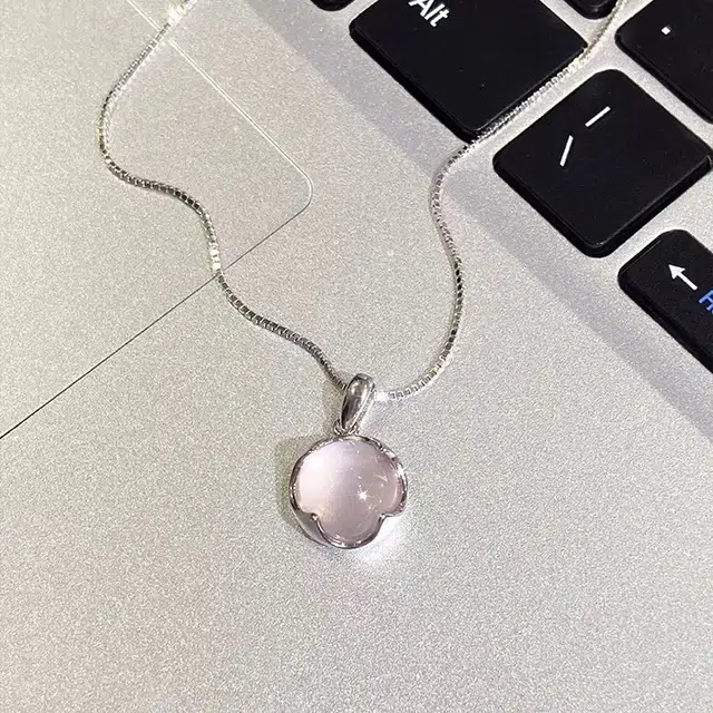 唐述 闪烁水滴圆珠简约小众甜美少女感温柔大方小清新学院#好运 菩提根 项链 女款