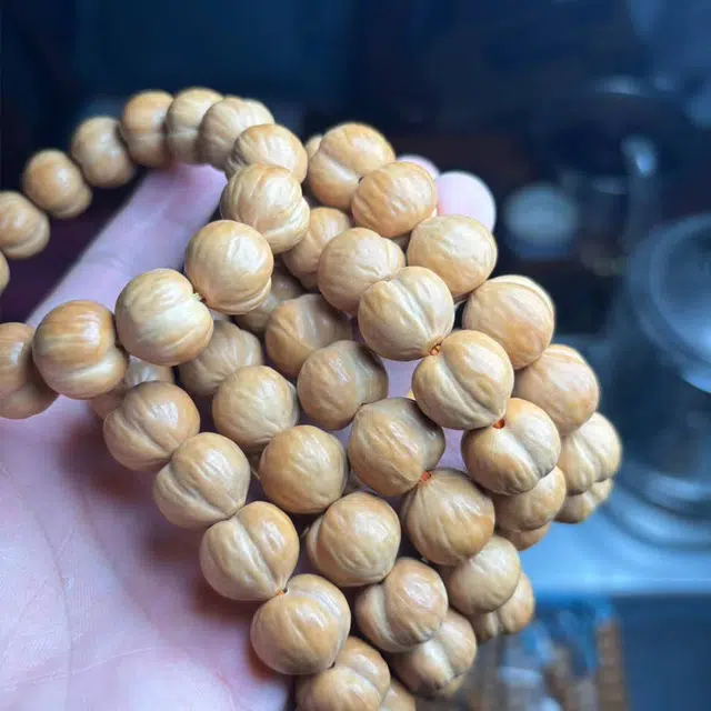 唐述 招财招桃花一见钟情新中式时尚转运文玩盘串佛珠甜蜜爱恋好运 猴头核桃 手串 男女同款情侣款