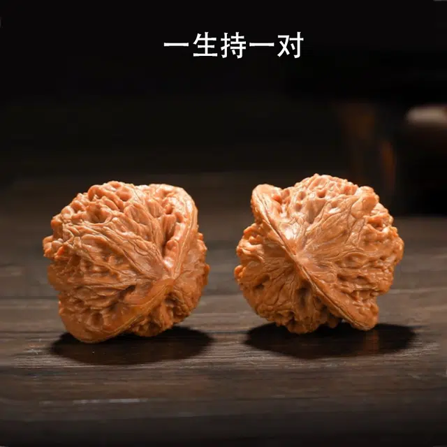 唐述 【高品质】财源滚滚小众石狮子头新中式复古老树全品无修手工打底盘玩 好运转运 文玩核桃 把件 男女同款情侣款