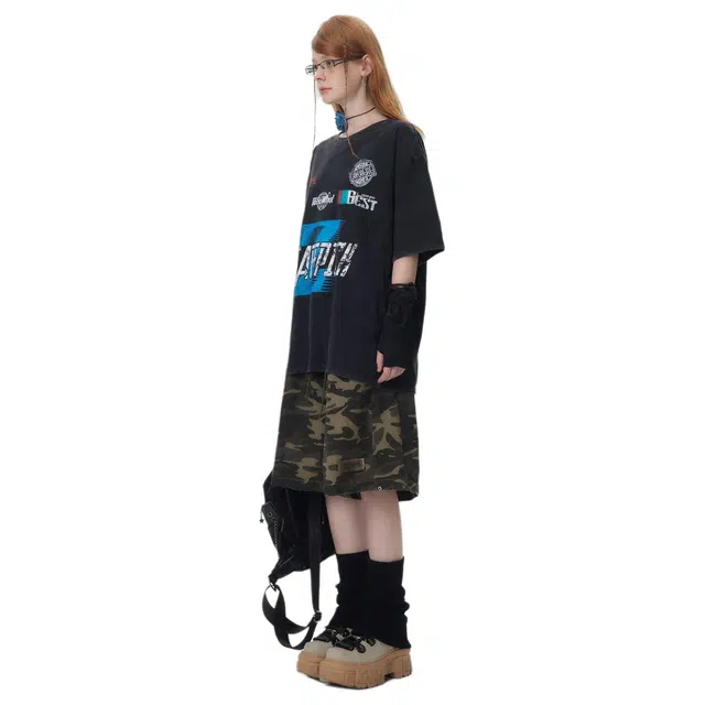 AMUNITS oversize T