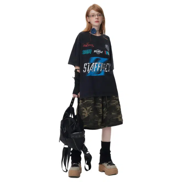 AMUNITS oversize T