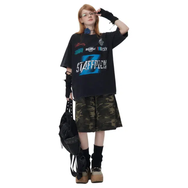 AMUNITS oversize T