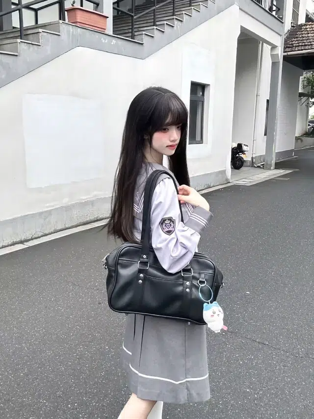 小菊川栗 学院风女优雅简约气质舒适百搭 裙装套装 女款