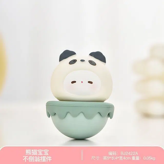 极慧猫 可爱小动物 不倒翁