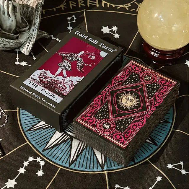 极慧猫 韦特塔罗牌初学者烫金塑料 其他桌游