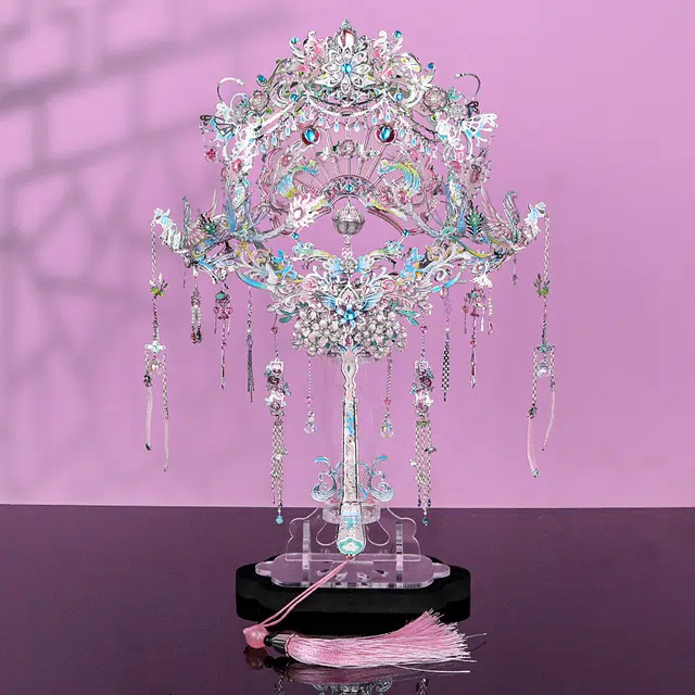 极慧猫 银囍扇 拼装模型