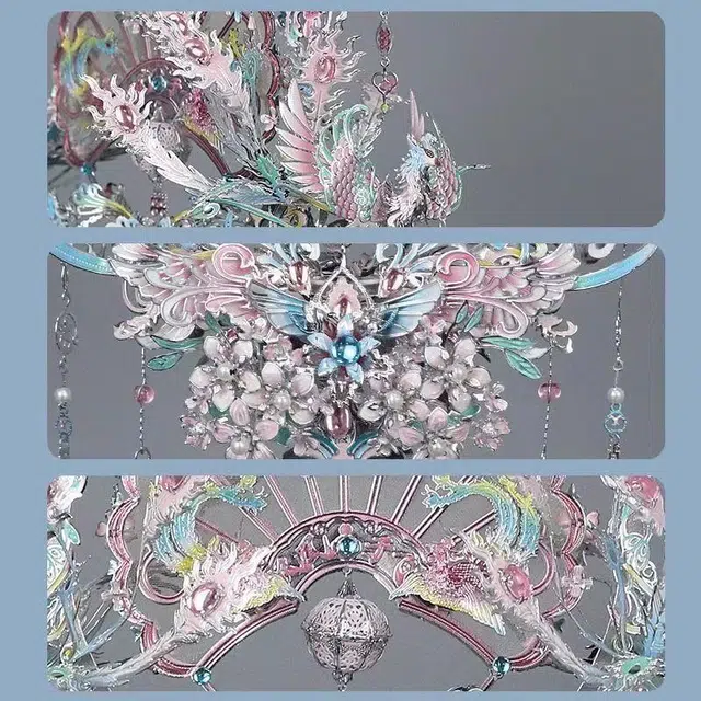 极慧猫 银囍扇 拼装模型