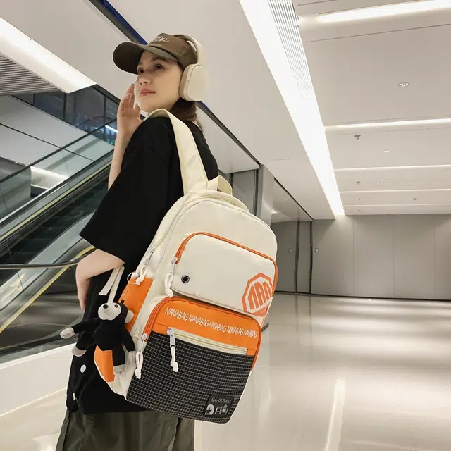 雅鹿 时尚潮流百搭 尼龙 双肩包 男女同款情侣款 多色