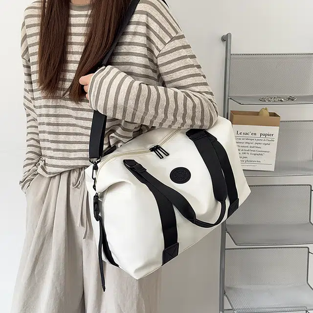 雅鹿 时尚简约潮流 尼龙 单肩手提包 男女同款情侣款 多色