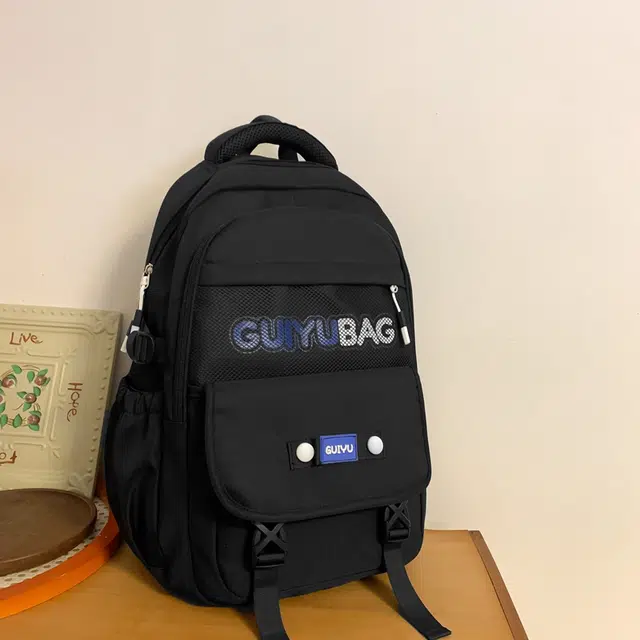 雅鹿 百搭小清新轻便可爱 尼龙 双肩包 女款 白色/黑色/粉红色/紫色/黄色/蓝色