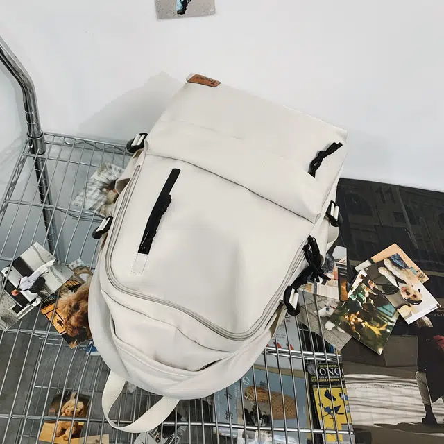 雅鹿 休闲大容量旅行 尼龙 双肩包 常规 男女同款情侣款 白色/深灰色/黑色/酒红色