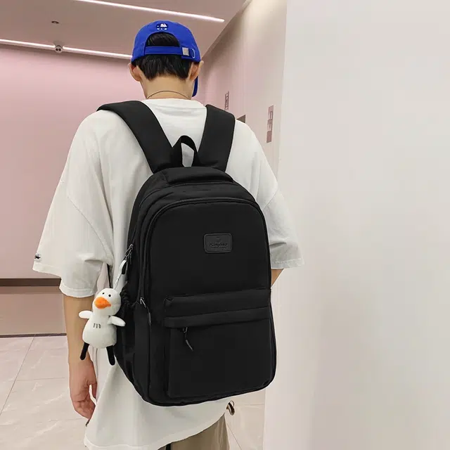 雅鹿 高级感大容量多用途百搭通勤 尼龙 双肩包 女款 黑色/粉色/蓝色/白色/灰色