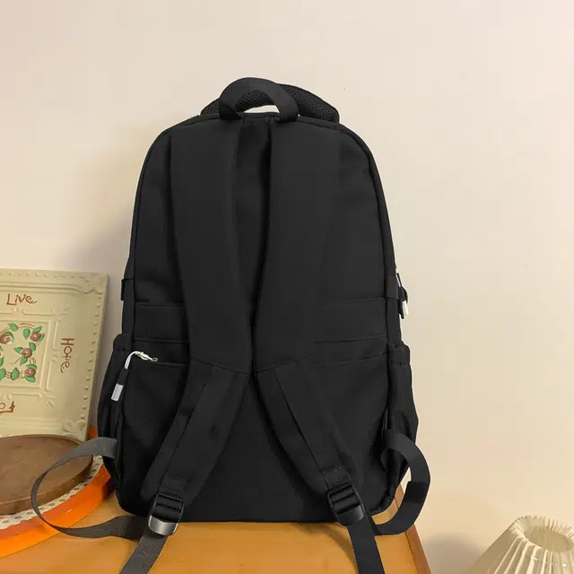 雅鹿 百搭小清新轻便可爱 尼龙 双肩包 女款 白色/黑色/粉红色/紫色/黄色/蓝色