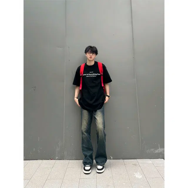 DOENU Vintage High Waist Straight Jeans