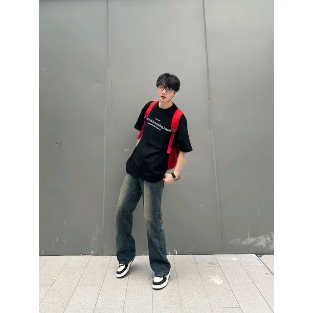 DOENU Vintage High Waist Straight Jeans