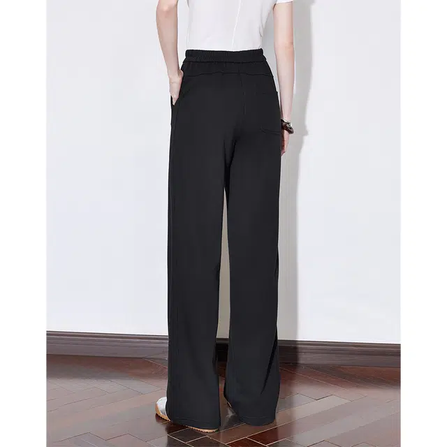 初语 高腰宽松百搭直筒休闲裤 女款