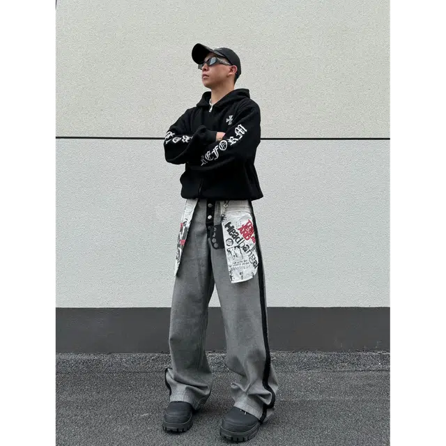 Mumu Rabbit 2025 Fall Retro Cargo Pants