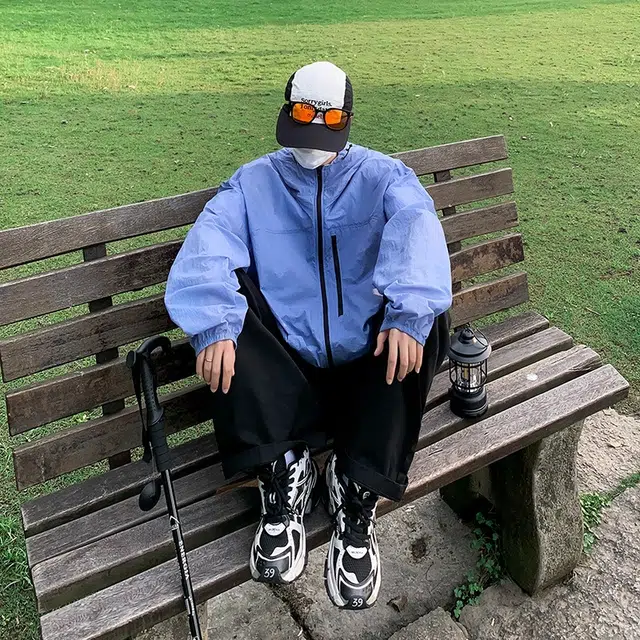 木木兔 户外潮流设计感百搭慵懒风户外运动日常通勤防晒服 男款