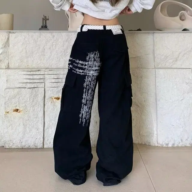 木木兔 秋季高街多口袋工装裤美式休闲复古高级感显瘦显高潮牌户外机能风裤子牛仔裤 男款