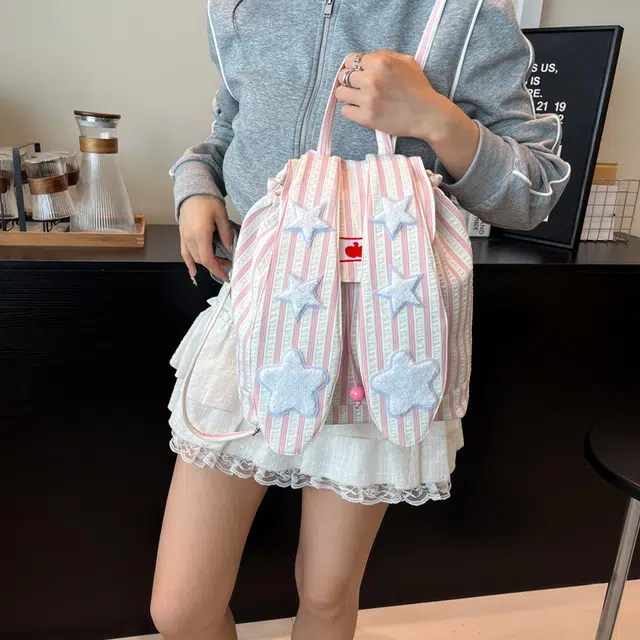 木木兔 书包女高中学生超大容量初中生小轻便  经典时尚小众设计 高级感 休闲拉链开合 尼龙布 双肩包 常规 蓝色