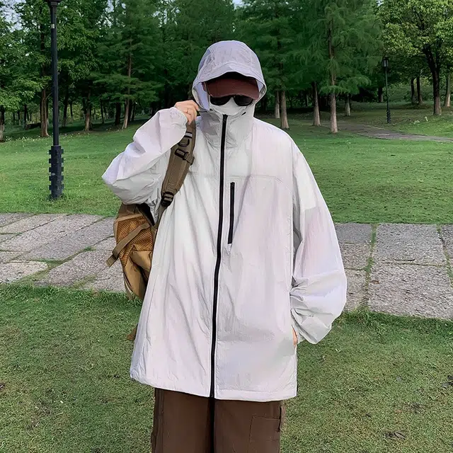 木木兔 户外潮流设计感百搭慵懒风户外运动日常通勤防晒服 男款