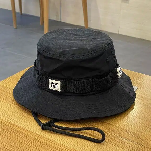优莲茵 日系撞色复古夏季户外露营登山帽大檐太阳帽 可调节轻便百搭时尚透气 涤纶 渔夫帽 女款