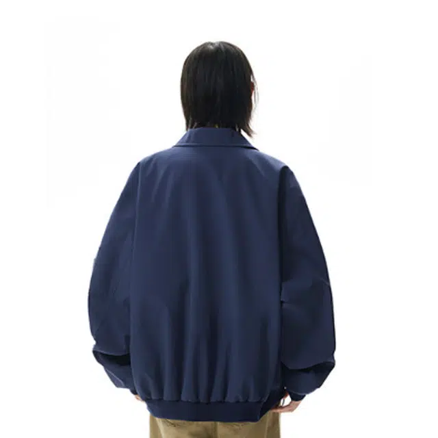 黑马漫画 美式飞行员外套男春秋季潮牌硬汉工装短款廓形夹克 男女同款