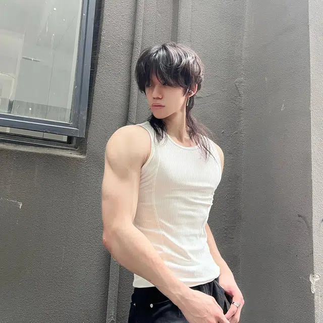 黑马漫画 重磅螺纹夏季运动健身跑步训练打底衫无袖背心 男女同款
