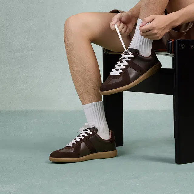 Thom Wills Retro Trainer Black