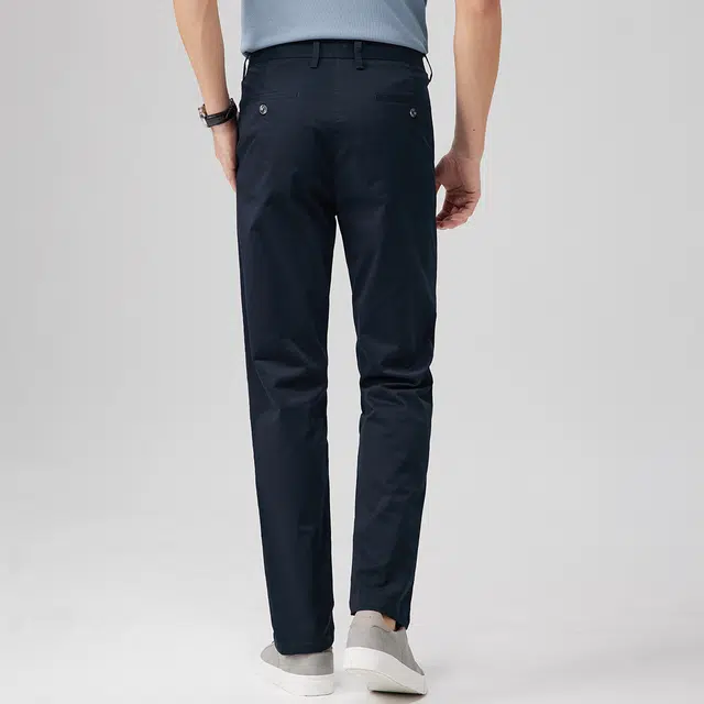 红豆 凉感棉质挺括舒适轻薄长裤西裤休闲裤 男款