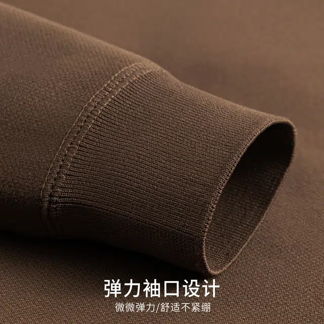 红豆 加绒加厚立领保暖打底衫长袖卫衣 男款