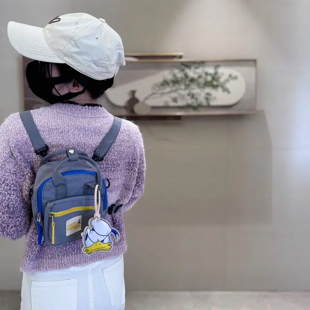 森马 ×迪士尼联名 时尚撞色 织物 双肩包 男女同款情侣款 多色