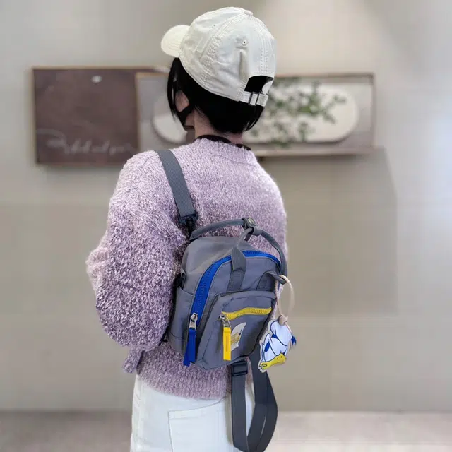 森马 ×迪士尼联名 时尚撞色 织物 双肩包 男女同款情侣款 多色