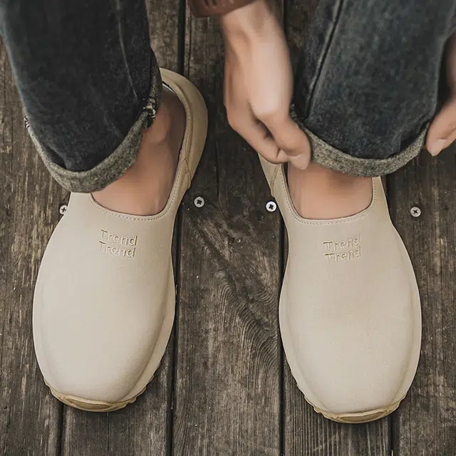 南极人 舒适时尚潮流勃肯鞋简约日常百搭 静音防磨包头拖鞋 男款