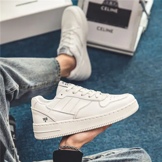 南极人 超纤皮 简约时尚潮流百搭 防滑抗冲击性耐磨增高 低帮 板鞋 男款