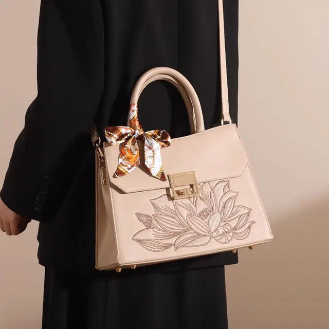 老人头 新中式国风时尚潮流 合成革 单肩斜挎手提包 常规 女款 多色