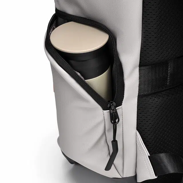 老人头 机能工装风大容量折叠扩容出差旅行 合成革 双肩包 常规 男女同款情侣款 黑色/灰色/浅灰色