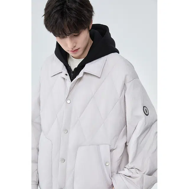 MIIOW Trend Party Series 90 Duck Down Retro Hoodie Jacket