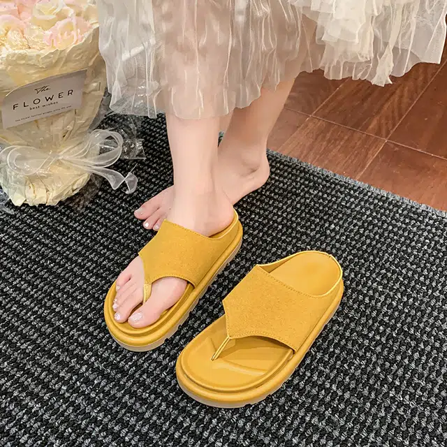 美洲爵士 时尚复古百搭 防臭防滑速干人字拖鞋 女款