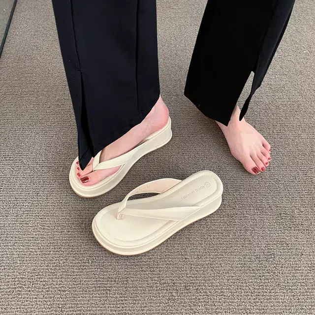 美洲爵士 百搭时尚潮流 静音防臭防磨人字拖鞋 女款